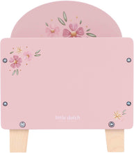 Afbeelding in Gallery-weergave laden, Little Dutch Poppenbed – Soft Flowers – Roze Hout