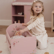 Afbeelding in Gallery-weergave laden, Little Dutch Poppenbed – Soft Flowers – Roze Hout