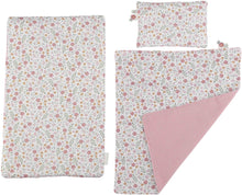 Afbeelding in Gallery-weergave laden, Little Dutch Poppenbed – Soft Flowers – Roze Hout