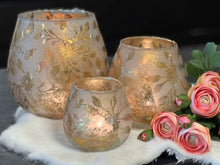 Afbeelding in Gallery-weergave laden, Mansion - Glass cup gold flowers L