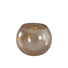 Afbeelding in Gallery-weergave laden, PTMD - Lenore Gold luster glass round tealight shiny