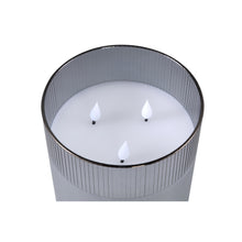 Afbeelding in Gallery-weergave laden, PTMD - Led Stormlight Candle Grey glass L