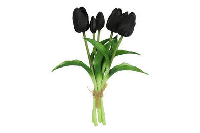Tulipa boeket zwart-L15B15H28CM