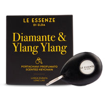 Afbeelding in Gallery-weergave laden, Wasparfum - Geparfumeerde sleutelhanger | Diamante & Ylang Ylang