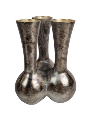 Mansion - Spout Vase Silver Antique 14*18*25cm