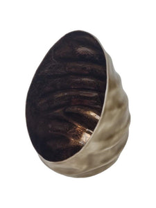 Mansion - Egg iron votive brown 8*12