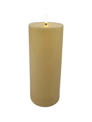Mansion - LED cream outdoor candle 10*35