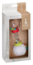 Afbeelding in Gallery-weergave laden, Sophie de giraf zachte maracas rammelaar in witte geschenkdoos