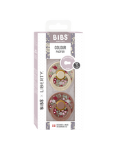 Afbeelding in Gallery-weergave laden, BIBS x Liberty 2 PACK Colour Chamomile Lawn - Woodchuck mix