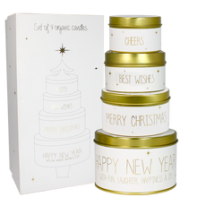 Afbeelding in Gallery-weergave laden, SOJAKAARS WH - 4 KAARSEN IN LUXE GIFTBOX - WINTER GLOW