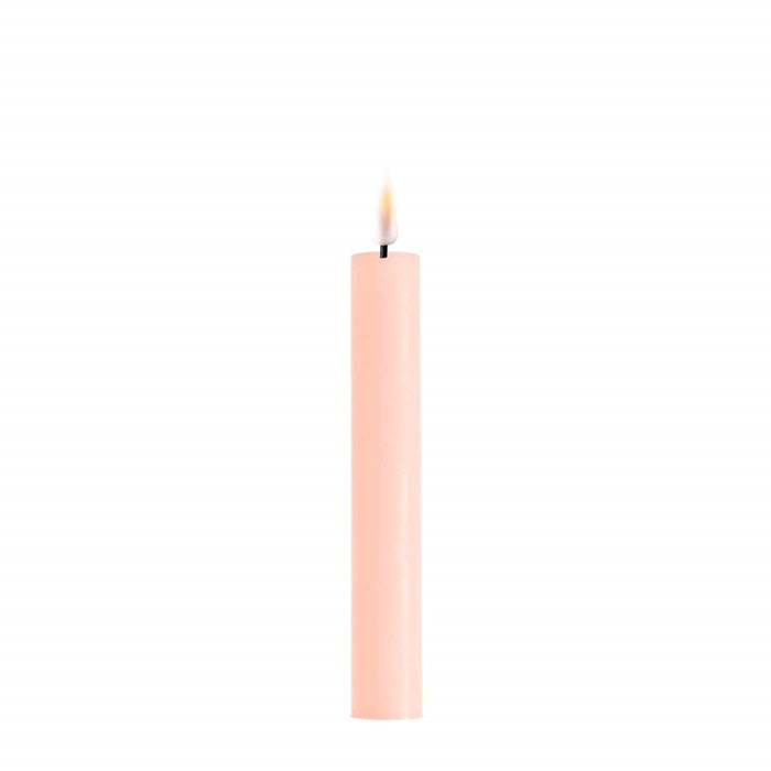 Light Pink LED Dinner Candle D: 2,2 * 15 cm (2 pcs.)