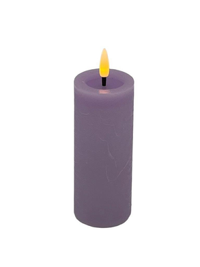Mansion - Led Pillar Candle 5*12.5cm Lavender Paradise