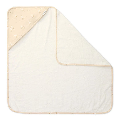 Little Dutch Badcape - Wit - 75 x 75 - Newborn Naturals - Little Goose
