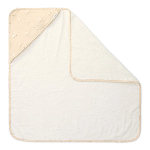 Little Dutch Badcape - Wit - 75 x 75 - Newborn Naturals - Little Goose