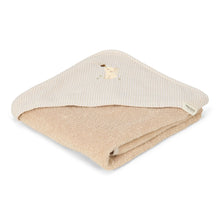 Afbeelding in Gallery-weergave laden, Little Dutch Badcape - Beige - 75 x 75 - Newborn Naturals - Baby Bunny