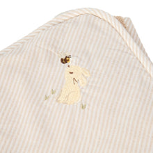 Afbeelding in Gallery-weergave laden, Little Dutch Badcape - Beige - 75 x 75 - Newborn Naturals - Baby Bunny