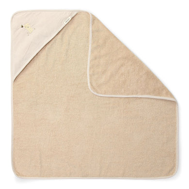 Little Dutch Badcape - Beige - 75 x 75 - Newborn Naturals - Baby Bunny