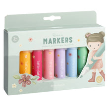 Afbeelding in Gallery-weergave laden, Little Dutch - Viltstiften - Meerkleurig - Essentials - Rosa