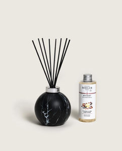 Maison Berger Geurstokjes Marbrure Noir 200 ml. Amber Powder