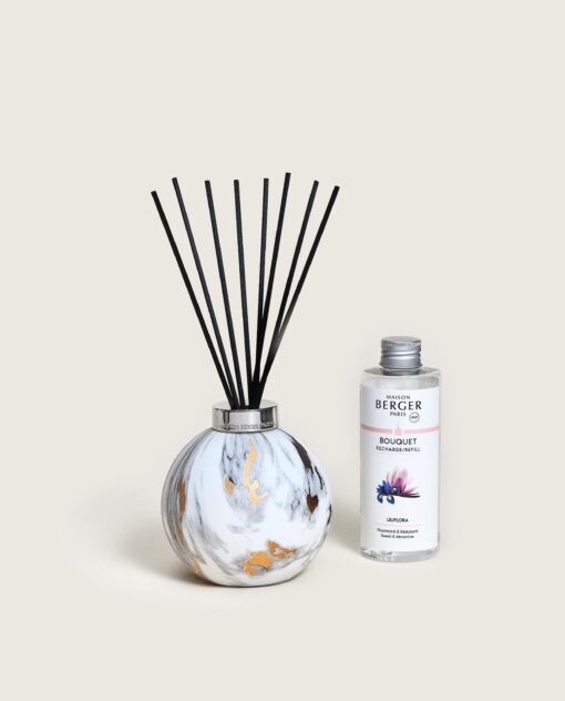 Maison Berger Geurstokjes Marbrure Blanc 200 ml. Liliflora 200ml