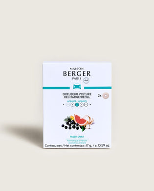 Maison Berger Autodiffuser navulling 2 stuks Fresh Spirit