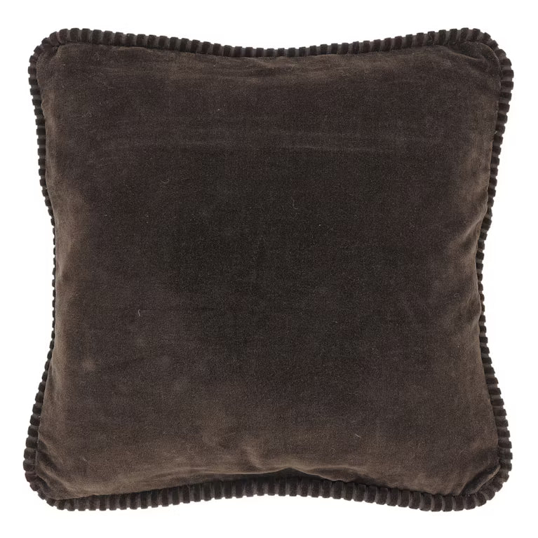 Kussen carmel 45x45cm rocky brown