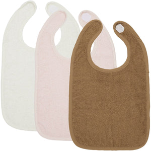 Meyco SLAB 3-PACK BADSTOF UNI - OFFWHITE/SOFT PINK/TOFFEE