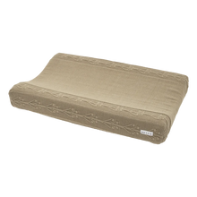 Afbeelding in Gallery-weergave laden, Meyco Aankleedkussenhoes Romantic flower Taupe 50x70cm