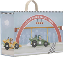 Afbeelding in Gallery-weergave laden, Little Dutch - Speelkoffer Racebaan - Hout