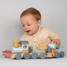 Afbeelding in Gallery-weergave laden, Little Dutch Blokkentrein - Forest Friends FSC