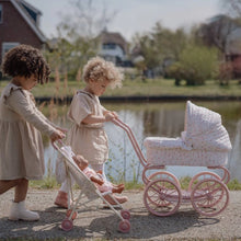 Afbeelding in Gallery-weergave laden, Little Dutch Metalen Poppenwagen - Kinderwagen - Soft Flowers