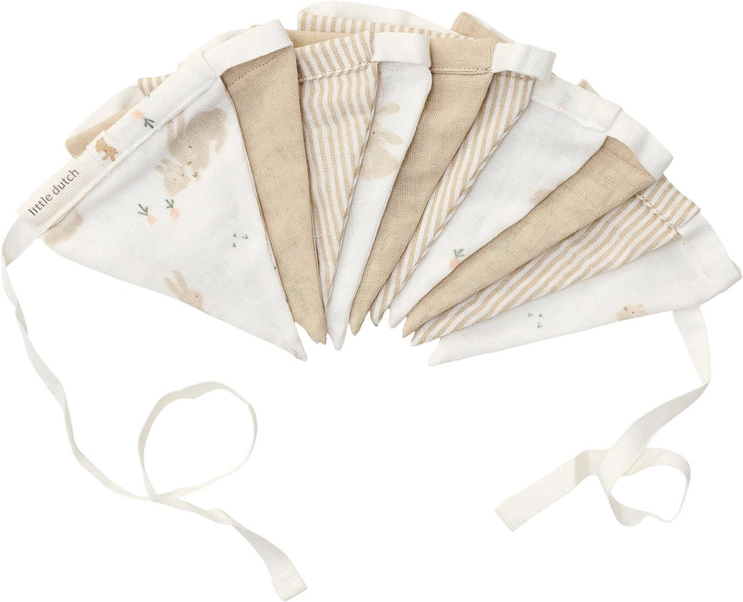 Little Dutch Slinger met vlaggetjes hydrofiel Baby Bunny