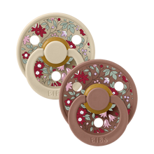 Afbeelding in Gallery-weergave laden, BIBS x Liberty 2 PACK Colour Chamomile Lawn - Woodchuck mix