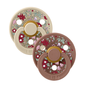 BIBS x Liberty 2 PACK Colour Chamomile Lawn - Woodchuck mix