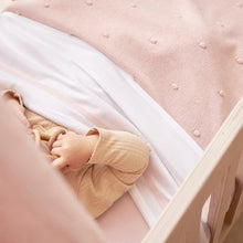 Afbeelding in Gallery-weergave laden, Meyco Deken Mini knots teddy Soft Pink 75x100cm