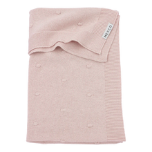 Afbeelding in Gallery-weergave laden, Meyco Deken Mini knots teddy Soft Pink 75x100cm