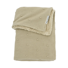 Afbeelding in Gallery-weergave laden, Meyco Deken Mini knots teddy Sand 75x100cm