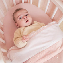 Afbeelding in Gallery-weergave laden, Meyco Deken Mini knots teddy Soft Pink 100x150cm