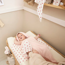 Afbeelding in Gallery-weergave laden, Meyco Hydrofiele doeken Sweet Heart White/Red Starterset - 9-Pack