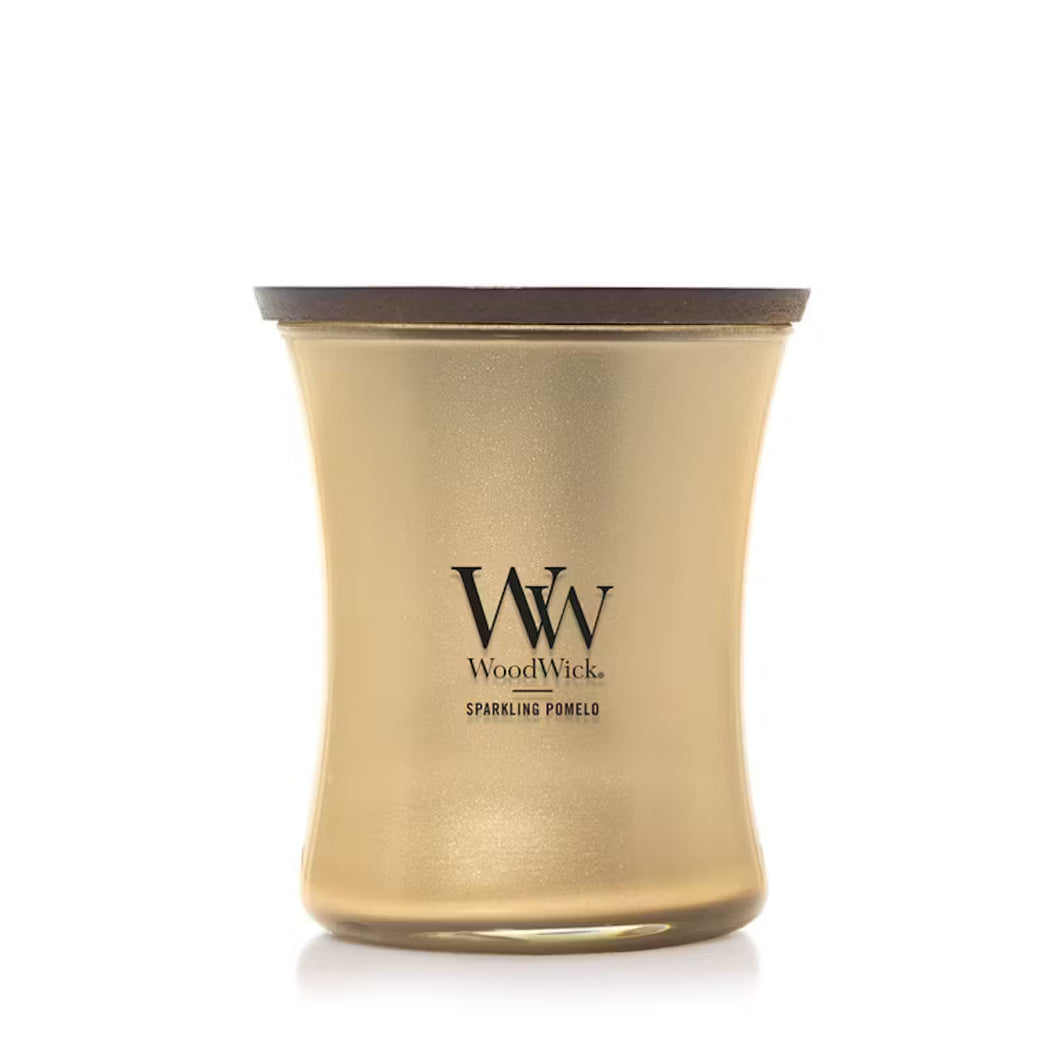 WoodWick Sparkling Pomelo - Champagne Metal Collection