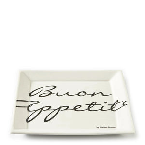 Riviera Maison - Buon Appetito Square Plate 22x22