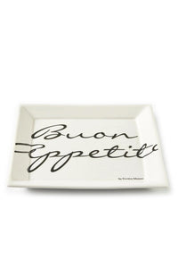 Riviera Maison - Buon Appetito Square Plate 22x22