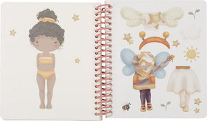 Little Dutch Aankleed- en stickerboek Rosa & Friends