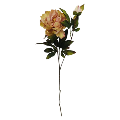 Mansion 73cm 3lvs peony spray mauve