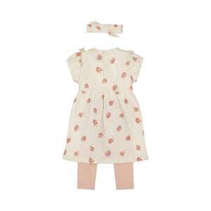 Dirkje 2 pce babysuit ss + headband