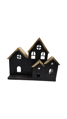 Mansion - Black Gold Top hut 24*9*20cm