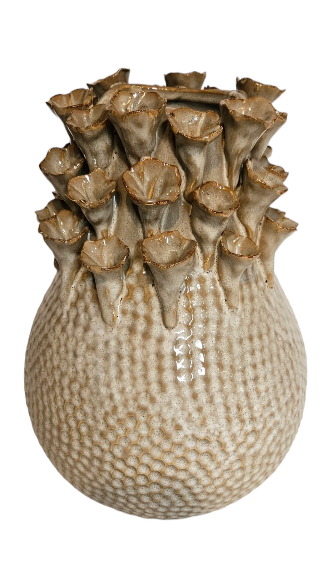 Mansion - Vobarno Light beige Ceramic vase 19*19*25.5cm