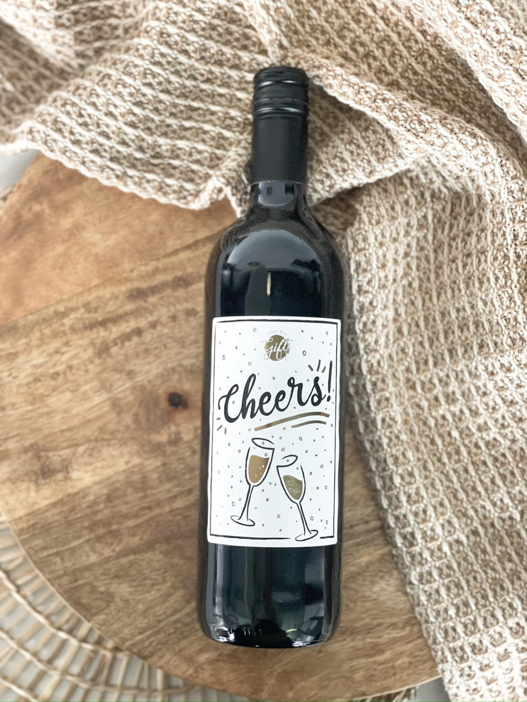 Wijnfles Rood – Cheers