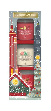 YC 3 Filled Votive Gift Set Passport to the Holidays Rood