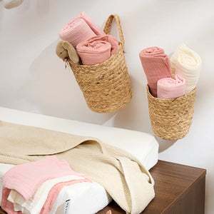 Meyco Hydrofiele doeken pre-washed Soft Rose/Rose/Natural 20x17cm - 3-Pack
